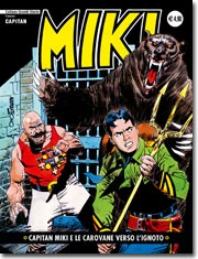 Cover of Capitan Miki e le Carovane verso l'Ignoto