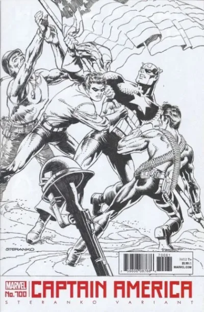 Cover of Variant Jim Steranko Black & White Cover