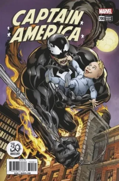 Cover of Variant Mark Bagley Venom 30th Anniversary Cover