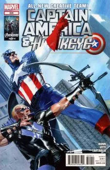 Cover of Captain America and Hawkeye