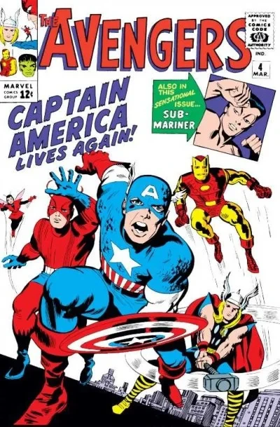 Cover of Captain America Joins the Avengers
