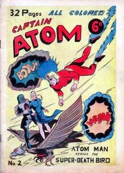 Cover of Atom Man versus the Super-Death Bird