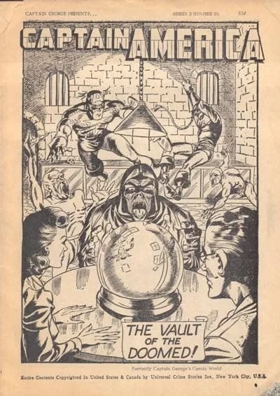 Cover of Captain America : The Vault of the Doomed!