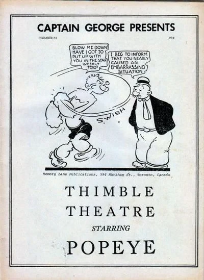 Cover of Thimble Theatre Starring Popeye