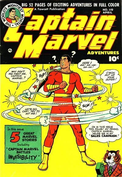 Cover of Capt. Marvel Battles Invisibility