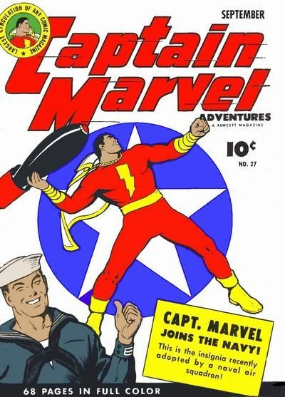 Cover of Capt. Marvel Joins the Navy!