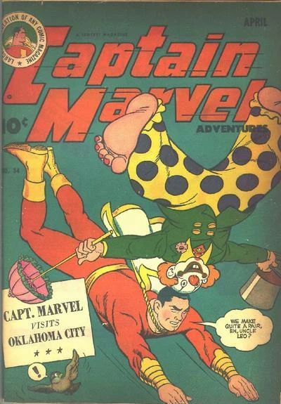 Cover of Capt. Marvel Visits Oklahoma City