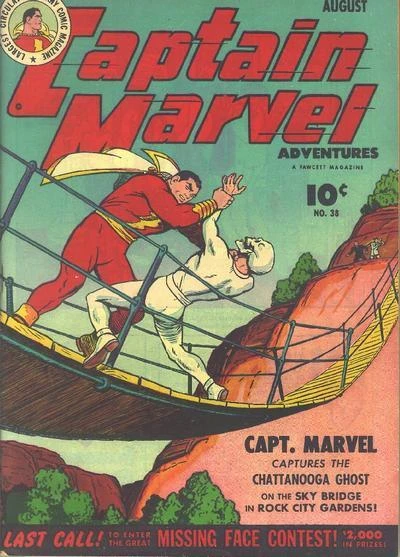 Cover of Capt. Marvel Captures the Chatanooga Ghost