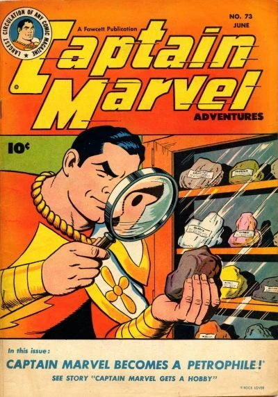 Cover of Captain Marvel Becomes a Petrophile!