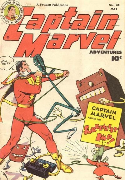 Cover of Captain Marvel Fights The Surrealist Imp!