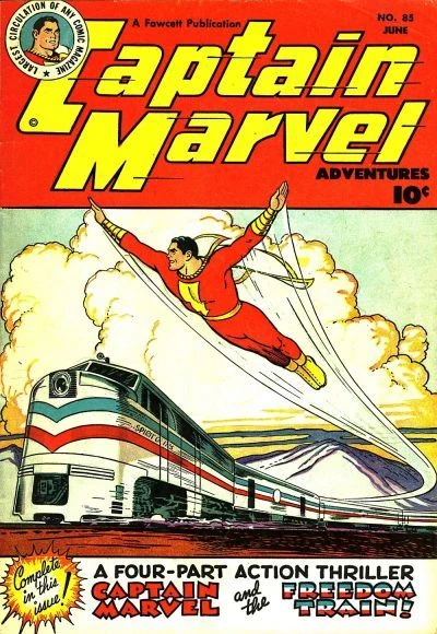 Cover of Captain Marvel and the Freedom Train