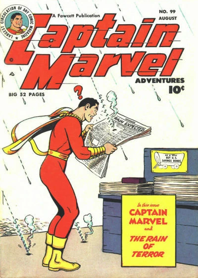 Cover of Captain marvel and The Rain of Terror