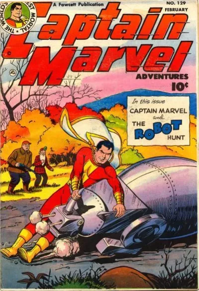 Cover of The Liquid Horror; The Will To Satisfy; The Robot Hunt; Captain Marvel and the Curse of the Black Thumb