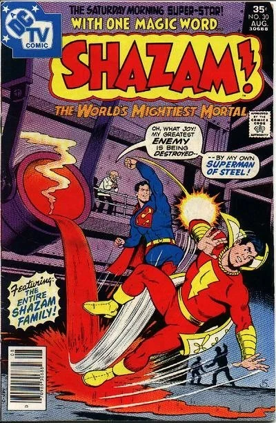 Cover of Captain Marvel Fights the Man of Steel