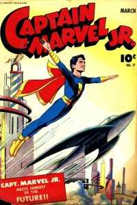 Capt. Marvel Jr. Meets Himself in the Future!!