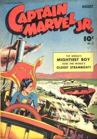 Cover of Capt. Marvel Jr. Rides the Clermont