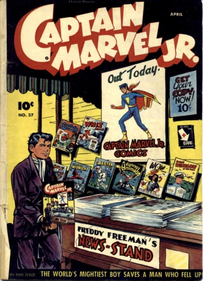 Cover of Capt. Marvel Jr. Sees Stars