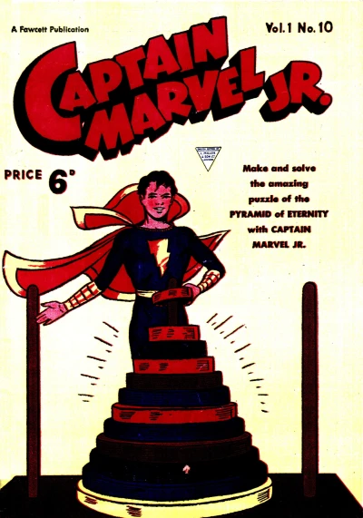 Cover of Captain Marvel Jr. and the Pyramid of Eternity