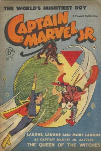 Captain Marvel Jr. Battles the Queen of the Witches