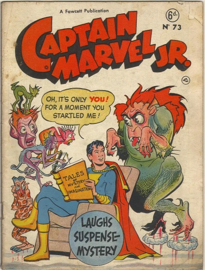 Cover of Captain Marvel Jr & the World's Mightiest Whale