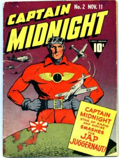 Cover of Captain Midnight And The Moview Menace!; Captain Midnight An The Vanishing Bombers!; Captain Midnight Meets Sergeant Twilight