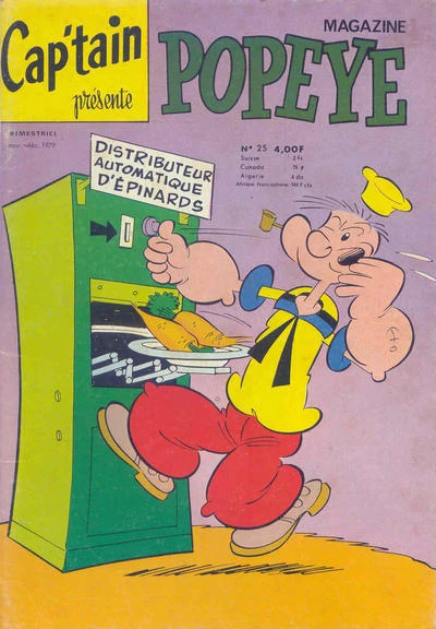 Cover of Des épinards qui font grossir !