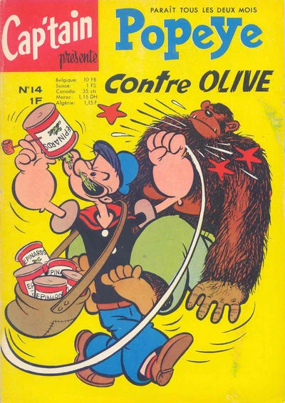 Cover of Popeye contre Olive