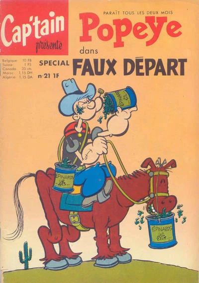 Cover of Popeye dans Faux départ