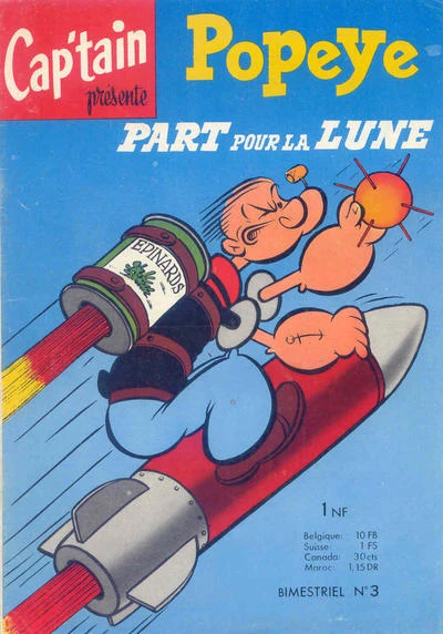 Cover of Popeye part pour la Lune