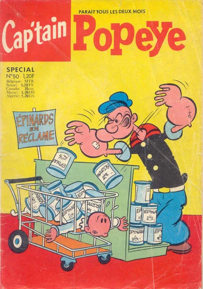 Cover of Popeye contre l'O.V.É.