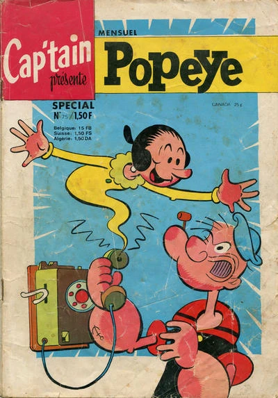 Cover of Popeye connait la musique