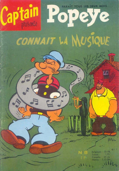 Cover of Popeye connait la musique