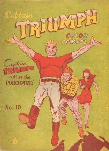 Cover of Captain Triumph Battles the Porcupine
