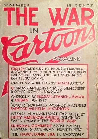 Cover of The War in Cartoons