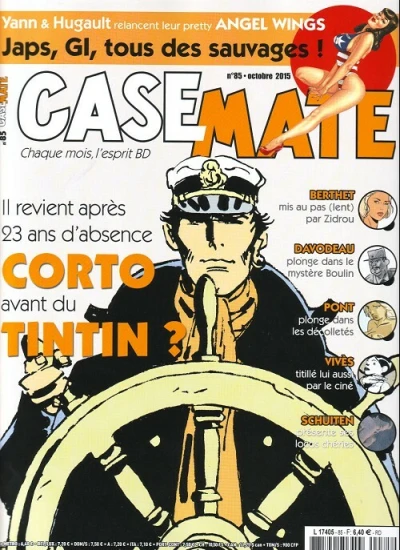 Cover of Il revient aprés 23 ans d'absence Corto avant Tintin