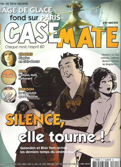 Cover of Silence, elle tourne ! Galandon et Blier font revivre les derniers temps du cinéma muet