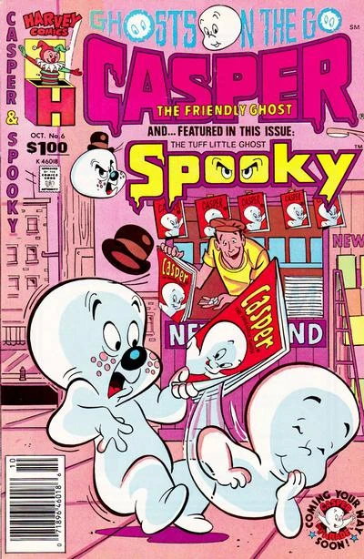 Cover of Casper and Spooky, The Tuff Little Ghost