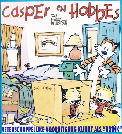 Cover of Wetenschappelijke vooruitgang klinkt als "Boink"