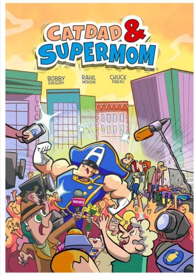 Cover of ADMIRAL HERO vs TEAM CatDad: What Makes a HERO???