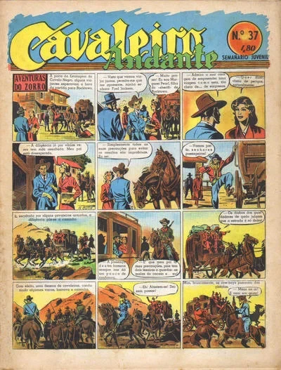 Cover of Aventuras de Zorro
