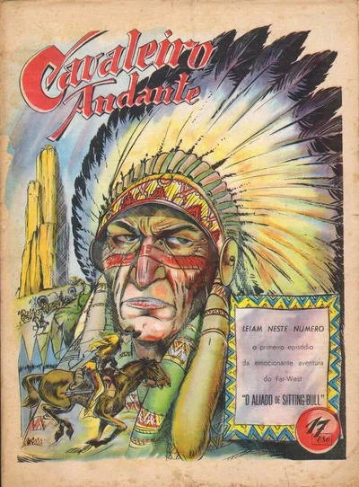 Cover of O Aliado de Sitting-Bull