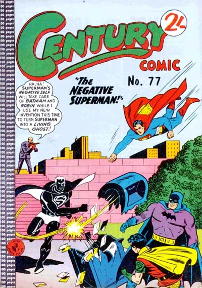 Cover of The Negative Superman!