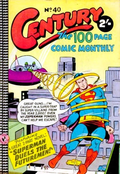 Cover of Superman Duels the Futuremen!