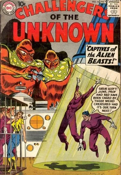 Cover of The Man Who Conquered the Challengers / Captives of the Alien Beasts