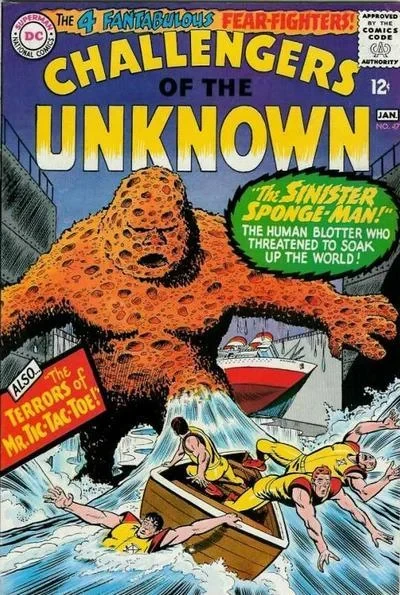 Cover of The Sinister Sponge-Man!