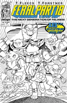 Cover of Tony Fleecs & Trish Forstner Youngblood Team-Up B&W Variant