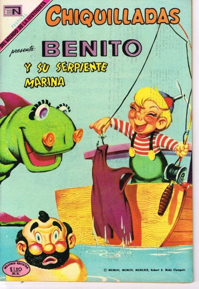 Cover of Benito y su Serpiente Marina