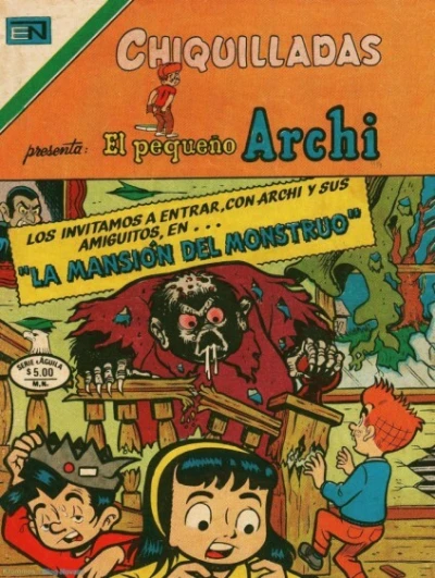 Cover of El pequeno Archi: La Mansion del Monstruo