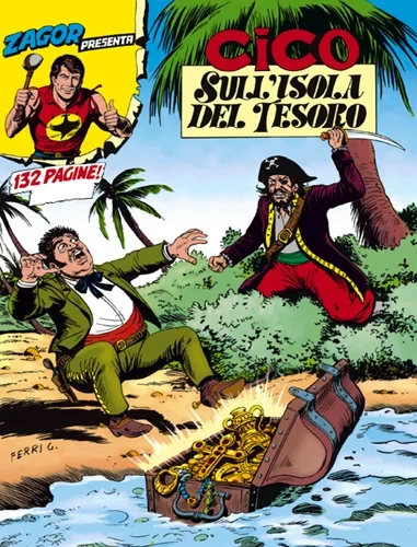 Cover of Cico sull'isola del tesoro