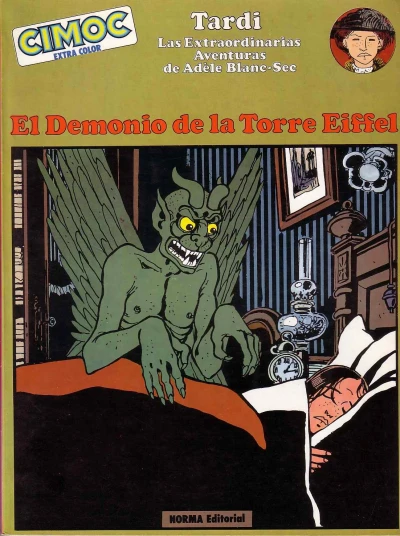 Cover of Las extraordinarias aventuras de Adèle Blanc-Sec: El demonio de la torre Eiffel